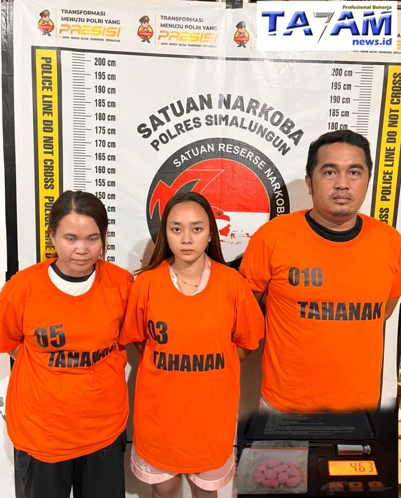 3 Pengedar Ekstasi ’Tengkorak’ Lintas Kabupaten, Diringkus Saat Beroperasi Di Tanah Jawa. BR 10 Butir! - www.tajamnews.co.id