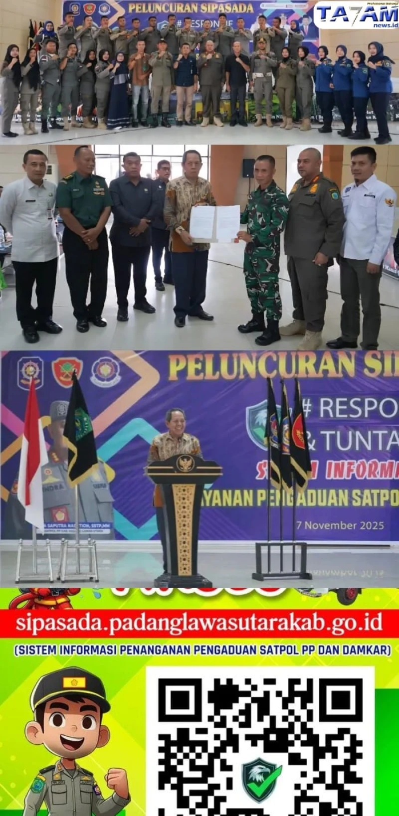 Inovasi Pemkab Paluta: Peluncuran Aplikasi SIPASADA Tingkatkan Respons Cepat Satpol PP dan Damkar - TajamNews