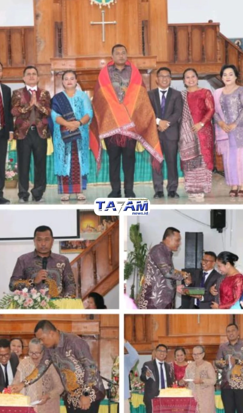 Semangat Syukur: Pesta Gotilon dan Ulang Tahun HKBP Sopo Surung ke 26 di Balige Dihadiri Bupati Toba - www.tajamnews.co.id