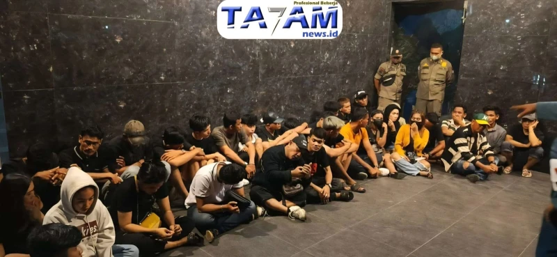 Razia Penyakit Warga di Hotel Tresya Tanjung Balai Temukan 43 Pengunjung Positif Narkoba - www.tajamnews.co.id