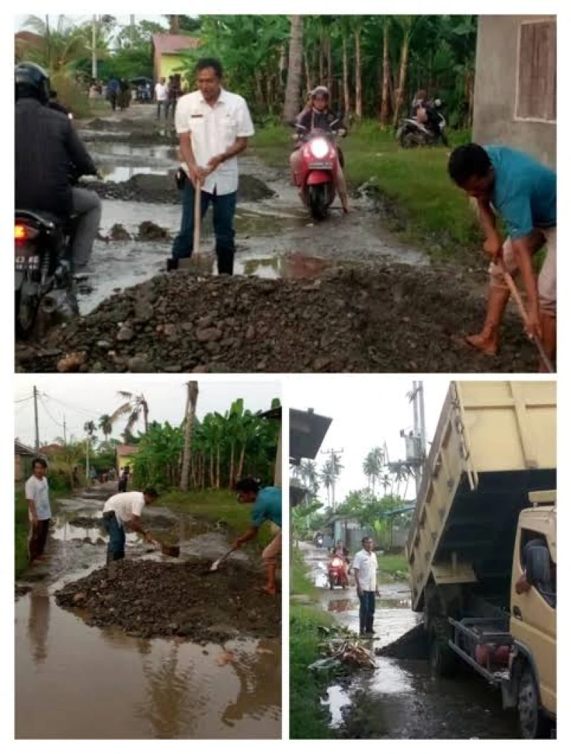 Ngopi Tiap Pagi, Kades Muda Hamparan Perak Buktikan Kepedulian Sosial dan Cinta Lingkungan - www.tajamnews.co.id