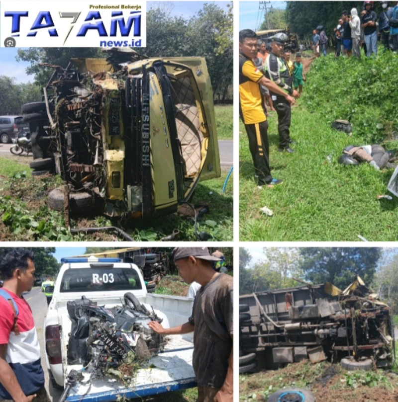 Baru Menjabat, Kanit Gakkum Sat Lantas Polres Simalungun IPDA Yancen Hutabarat Sigap Tangani Kecelakaan Maut di Tapian Dolok - www.tajamnews.co.id