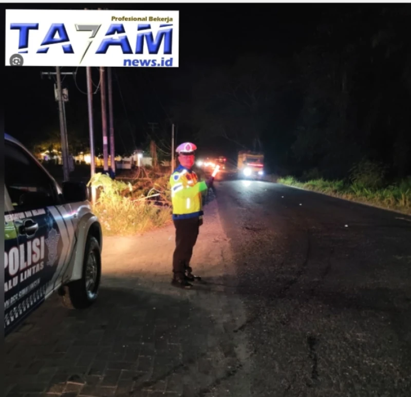 Kanit Gakkum Polres Simalungun Pimpin Patroli Malam Antisipasi Balap Liar dan Begal di Jalan Lintas P. Siantar – Perdagangan - www.tajamnews.co.id