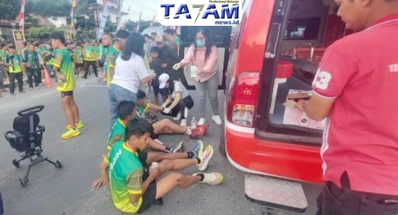 Insiden Cidera Warnai Fun Run HIPMI Dairi 2025 Karena Banyak Peserta Terinjak Saat Start - www.tajamnews.co.id