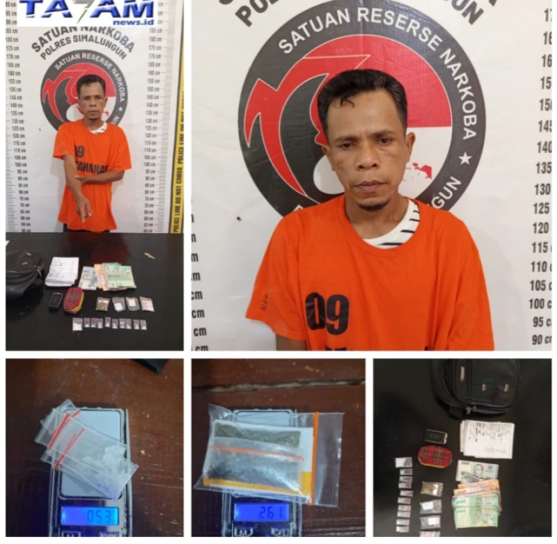Tanpa Ampun! Polsek Perdagangan Tunjukkan Kerja Maksimal, Pengedar Narkoba Diringkus Beserta Sabu dan Ganja - www.tajamnews.co.id