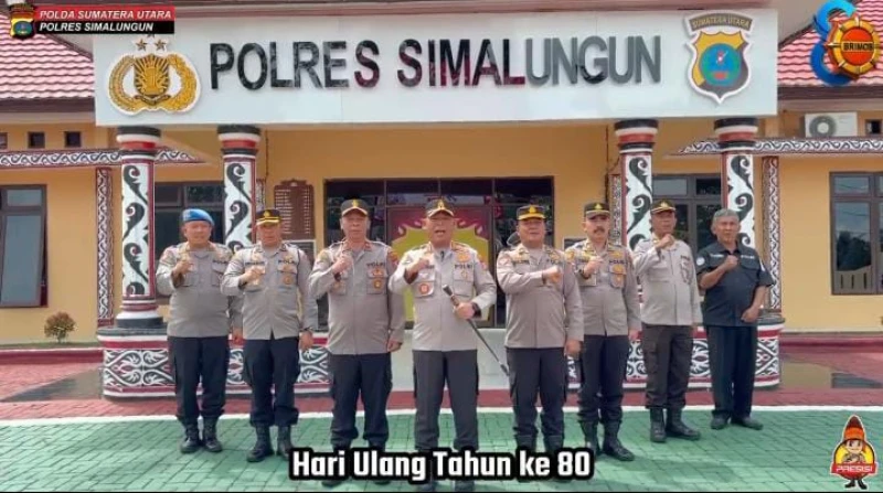 Kapolres Simalungun Ucapkan Selamat HUT ke-80 Korps Brimob Polri, Harap Personel Tetap Semangat Jaga Kemanusiaan dan Persatuan Bangsa - www.tajamnews.co.id