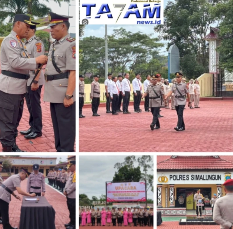 stafet Kepemimpinan! AKP Charles Hartono Nababan Resmi Jabat Kasat Narkoba Polres Simalungun - www.tajamnews.co.id