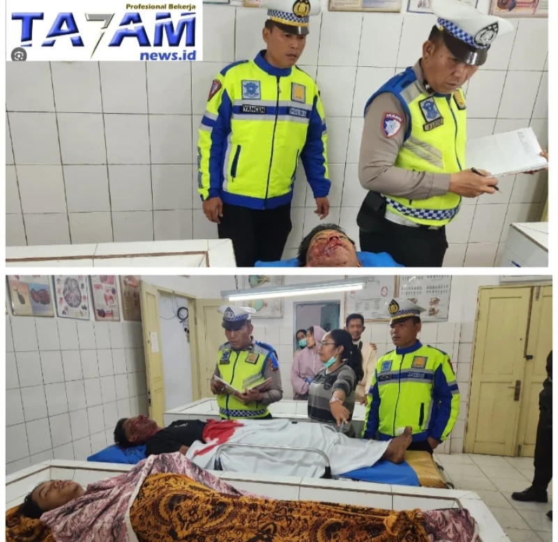 Sigap! Kanit Gakkum IPDA Yancen Hutabarat Tangani Cepat Kecelakaan Maut di Simalungun, Dua Remaja Tewas - www.tajamnews.co.id