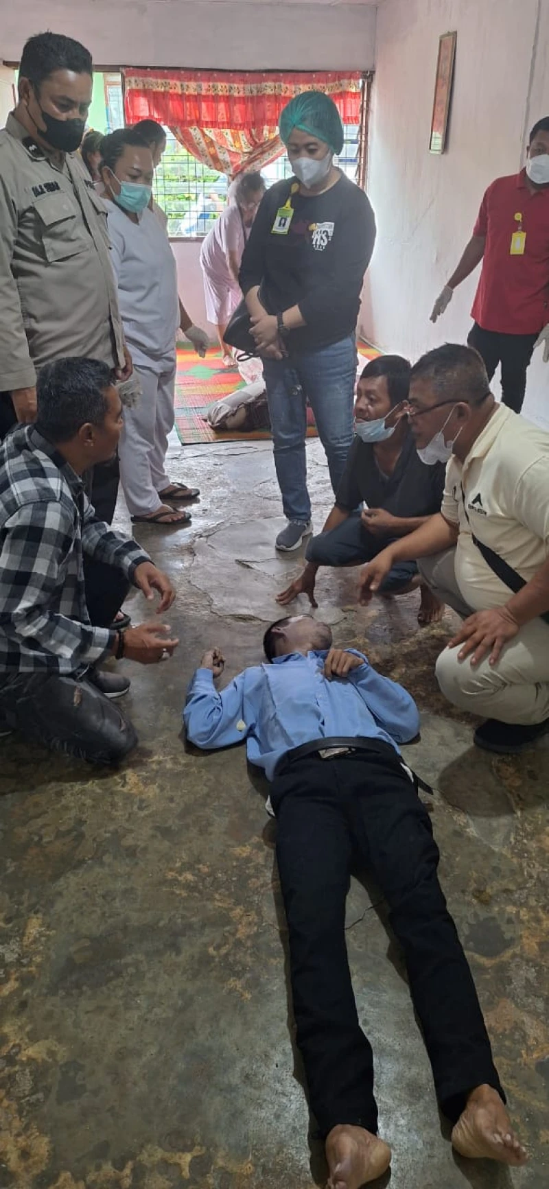 Polsek Bangun Tangani Penemuan Mayat di Nagori Lestari Indah - TajamNews