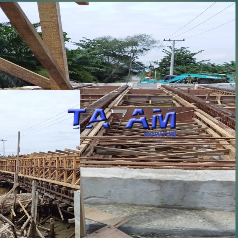 DUGAAN FEE ILEGAL MENGHANTUI PROYEK JEMBATAN PARIT KOLOK - TajamNews