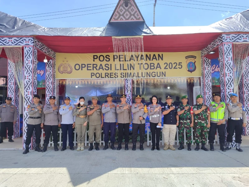 Kapolres Simalungun Cek Langsung Kesiapan Pos Lilin Toba 2025, Pastikan Natal dan Tahun Baru Aman Terkendali - www.tajamnews.co.id