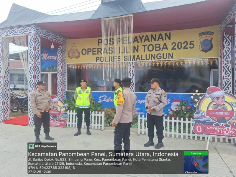 Kasat Samapta Polres Simalungun Cek Langsung 5 Pos Lilin Toba 2025: "Situasi Aman, Lalu Lintas Lancar!" - TajamNews