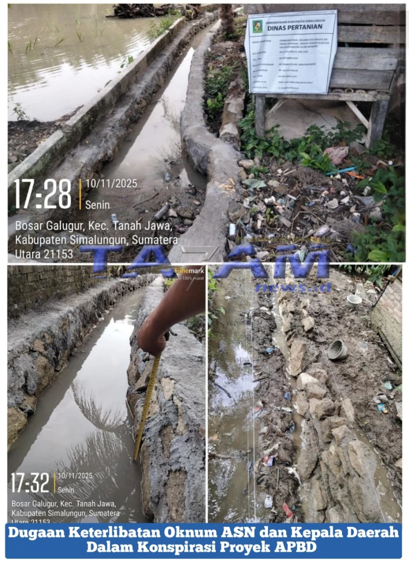 2 Kali Ditinggal Kabur Pekerja, PPK Dinas Dan Rekanan Diduga ’Goreng’ APBD Pertanian. Warga : Ikan Aja Bisa Laka Lantas! - TajamNews