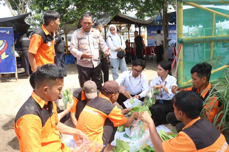 Ikuti Panen Raya, Kapolres Simalungun Semangati Warga Lapas: "Jadikan Pengalaman Ini Bekal Kembali ke Masyarakat" - www.tajamnews.co.id