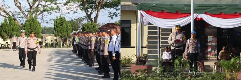 Wakapolres Sergai Pimpin Apel Operasi Keselamatan Toba 2026 Guna Tekan Laka Lantas - www.tajamnews.co.id