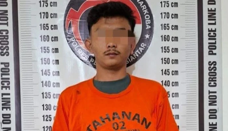 Pemuda di Amankan Satnarkoba Polres Siantar karna Bawa Sabu - www.tajamnews.co.id