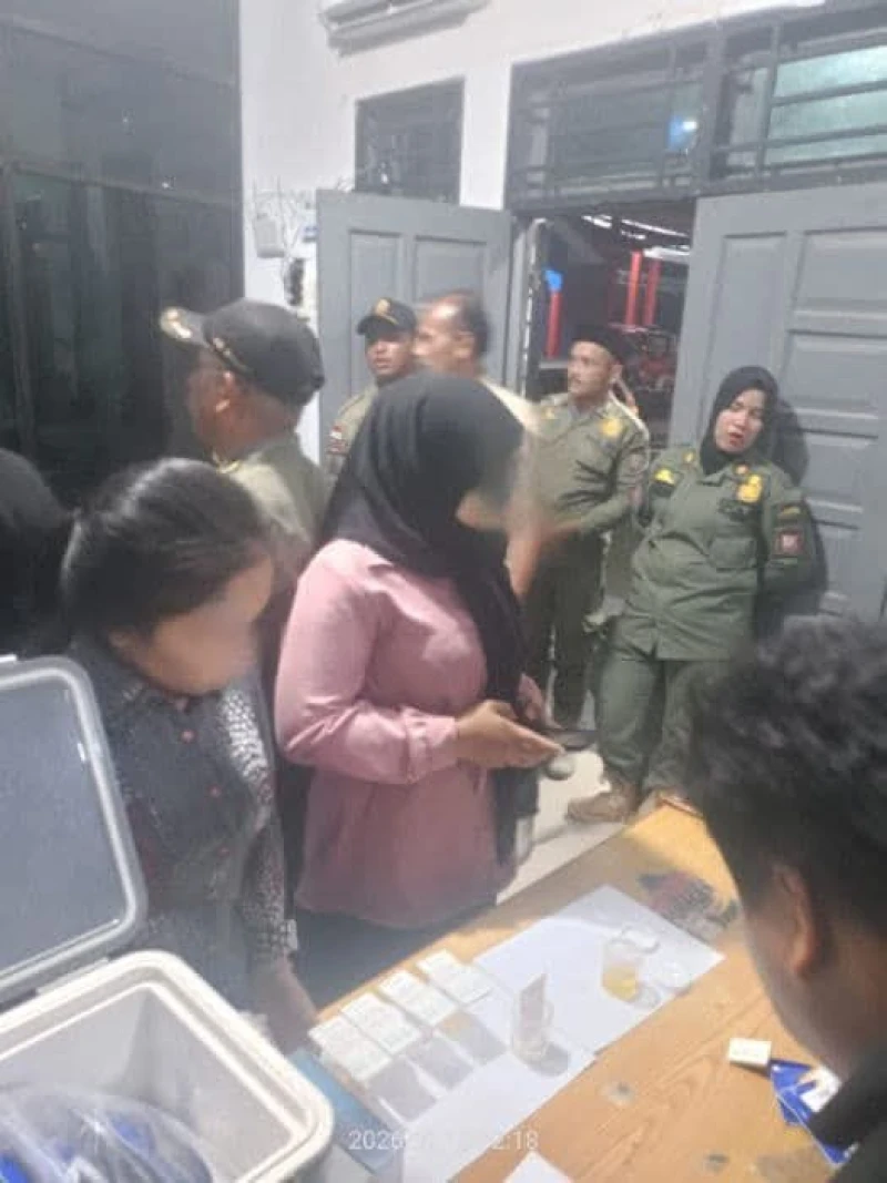 Razia Pekat di Tanjungbalai, 13 Pasangan Bukan Suami Istri Terjaring, 5 Masih di Bawah umur - www.tajamnews.co.id