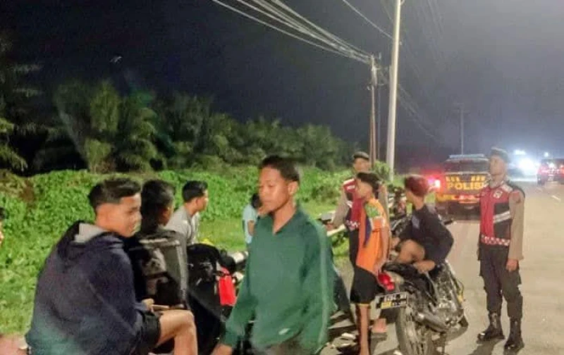 Polres Batu Bara Bubarkan Sekelompok Remaja Diduga Hendak Balap Liar - www.tajamnews.co.id
