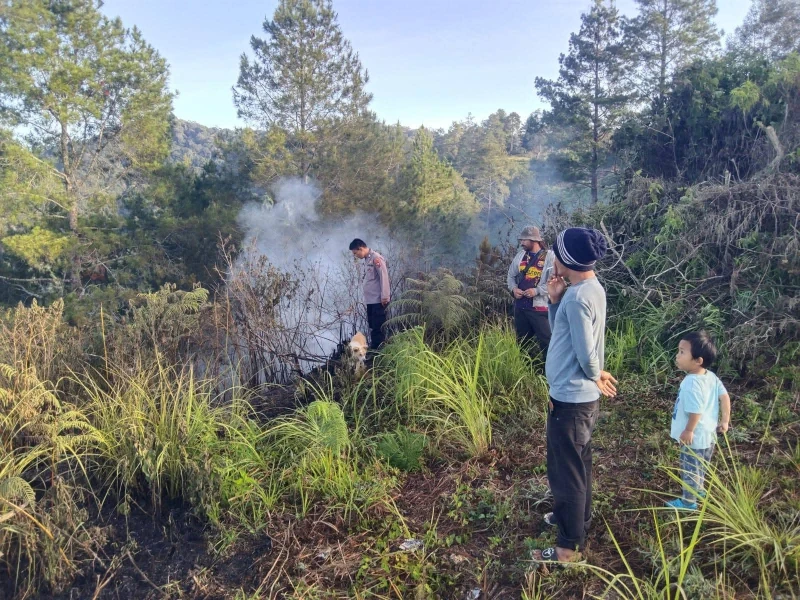 Aplikasi Lancang Kuning Berdering di Simalungun, Bhabinkamtibmas dan Kapolsek Dopar Turun Langsung ke Lokasi Sejak Subuh - TajamNews