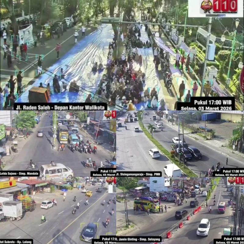 Arus Lalu Lintas Kendaraan Terpantau Stabil Meski Mobilitas Warga Meningkat - TajamNews