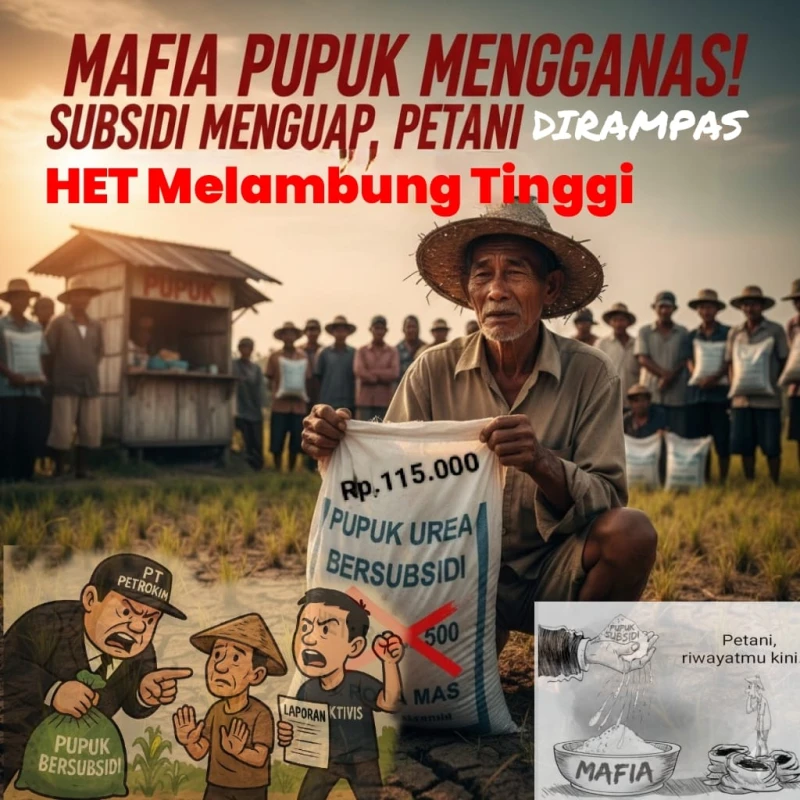 Diduga Raib'kan Dan Jual Pupuk Subsidi Melambung Diatas HET, Kios Dan Tengkulak Kenyang! PT. Pupuk Indonesia Kecipratan? - TajamNews