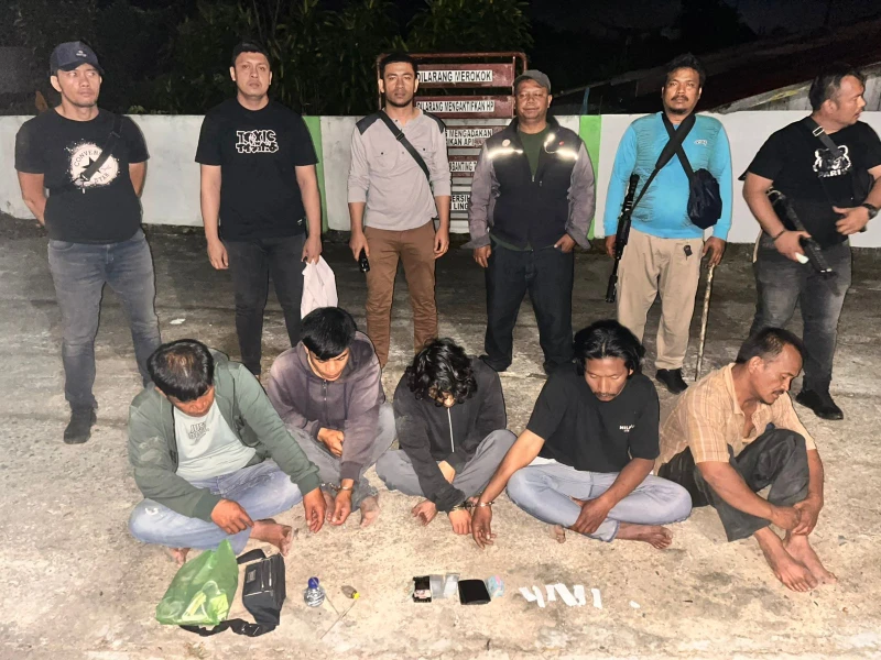 Berawal dari Dumas ke Dirnarkoba Polda Sumut, Polres Simalungun Gerak Cepat Grebek Komplotan Narkoba, 5 Pelaku Diringkus! - TajamNews