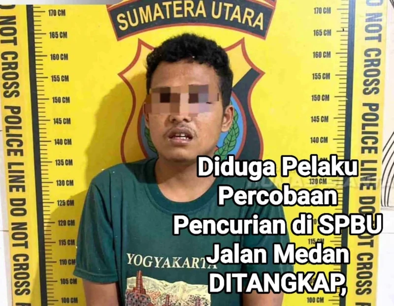 Diduga Pelaku Percobaan Pencurian di SPBU Jalan Medan DITANGKAP, Satu Melarikan Diri - TajamNews