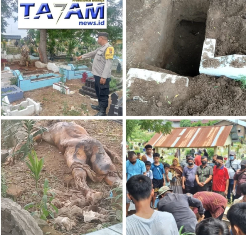 Geger! Makam Digali Orang Tak Dikenal, Polsek Gunung Malela Bergerak Cepat Pastikan Keamanan dan Ketenangan Warga - TajamNews