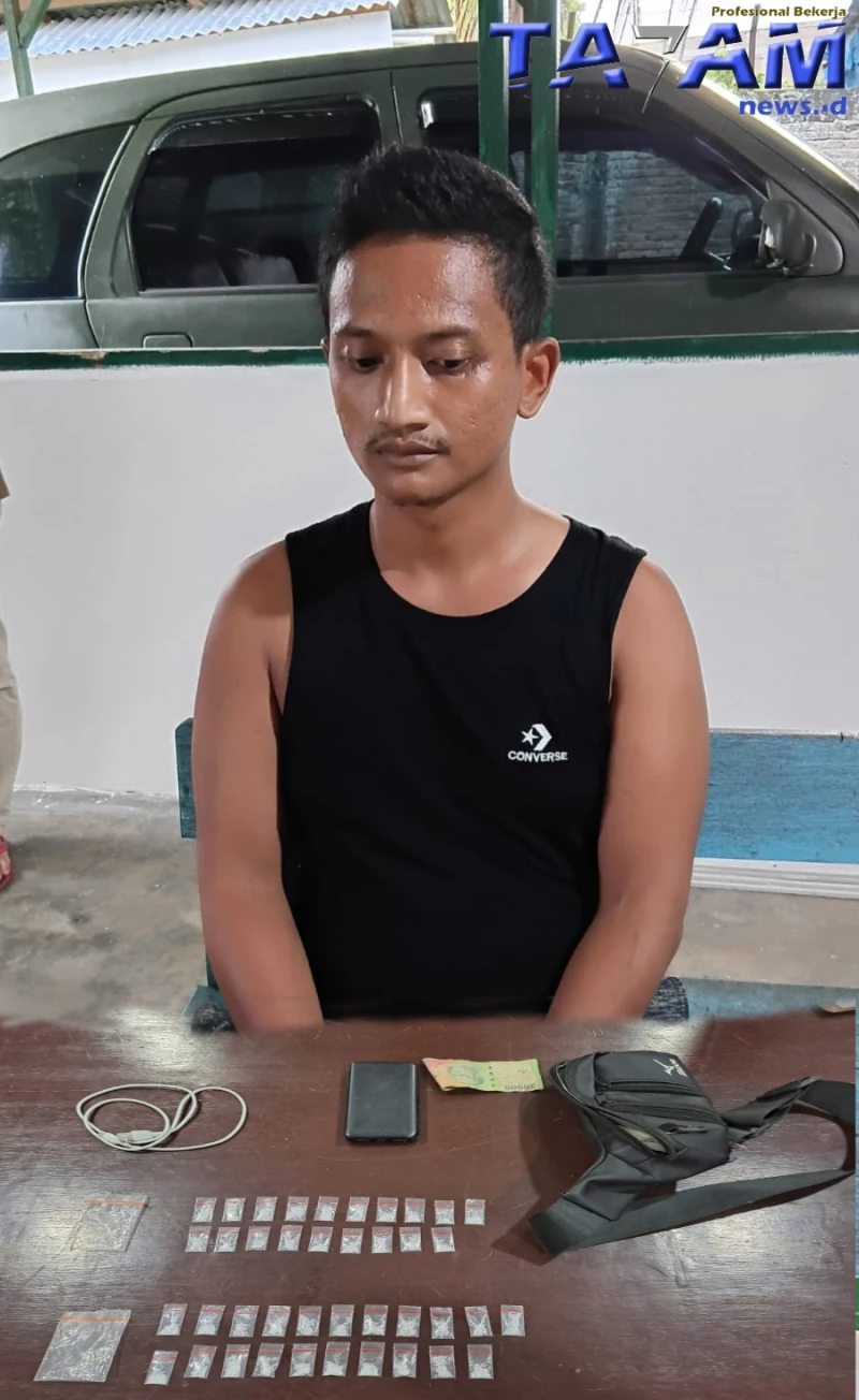 Bravo! Pengedar Sabu Keok Ditangan Sat-Intel Kodim 0207/SML Di Pinggir Sungai. - TajamNews