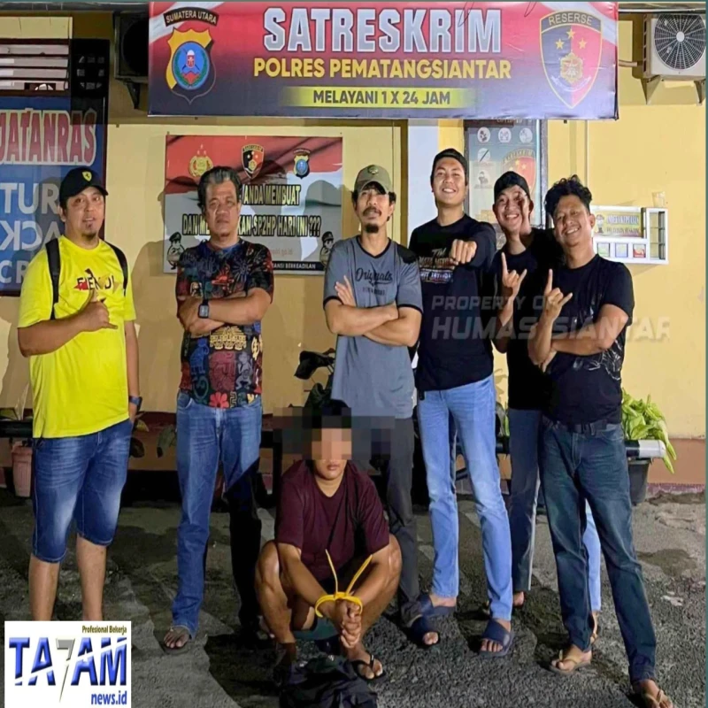 Pelarian LM Kandas, Polres Pematangsiantar Berhasil Ringkus Pelaku Pencurian Emas Batangan di Pasar Horas - www.tajamnews.co.id