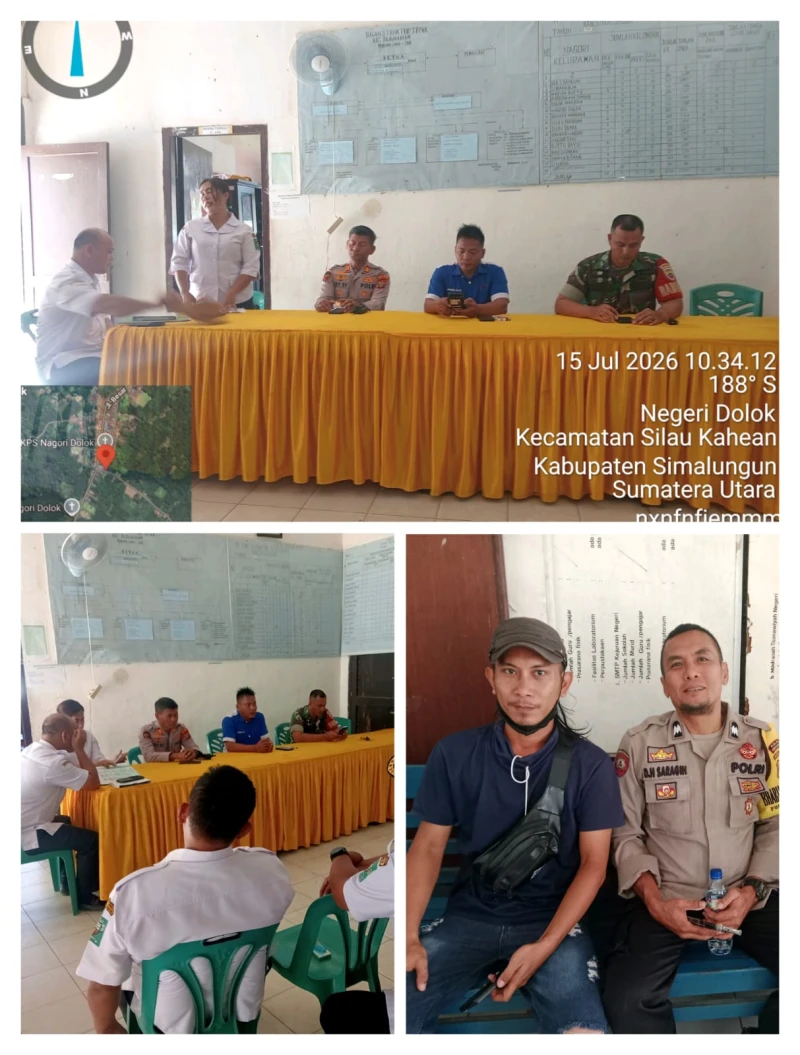 *Rapat Pembentukan Ke-3 Panitia HUT RI Ke-81 Digelar di Kantor Camat Silou Kahean* - TajamNews