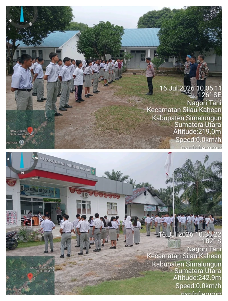 *Seleksi Calon Anggota Paskibraka Disertai Tes Kesehatan, Siswa/i SMA Negeri 1 Nagori Tani Ikuti Tahapan Seleksi di Kecamatan Silou Kahean* - TajamNews