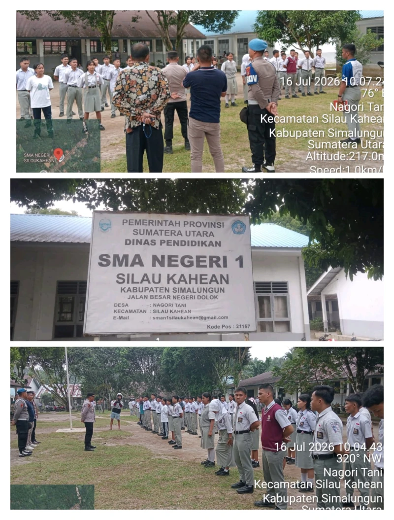 *Ketua Panitia dan Kapolsek Silou Kahean Berikan Pengarahan kepada Calon Anggota Paskibra* - TajamNews