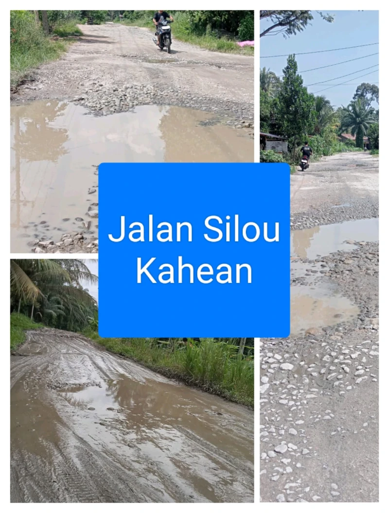 Masyarakat Silou Kahean Butuh Perhatian Pemkab Simalungun, Jalan Berlumpur Ancam Keselamatan Pengguna Jalan - TajamNews