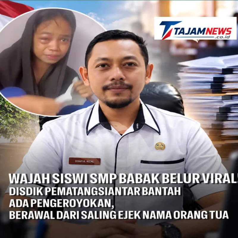 Kadis Pendidikan Klarifikasi Tudingan Pembulian Di SMP N 12 Siantar - TajamNews