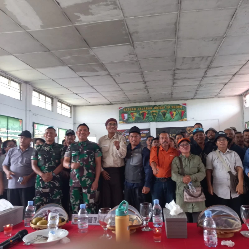 Gerak 08 Sumut dan Brigif TP 36/HM Dampingi Petani Siantar-Simalungun Wujudkan Ketahanan Pangan - TajamNews