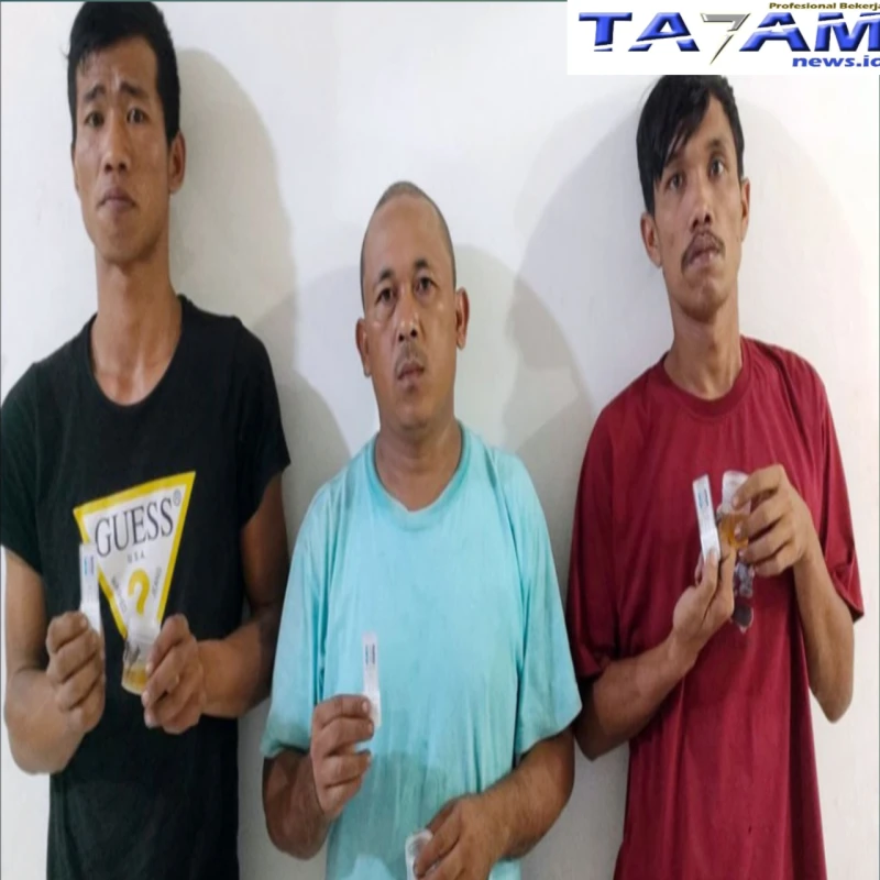 Lapak Narkoba Parluasan Siantar Digerebek, 4 Orang Diamankan, Beserta Pengedarnya - TajamNews