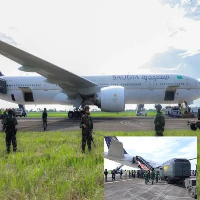 Respons Cepat Polda Sumut dan Tim Gabungan Amankan Pesawat Haji Saudi Arabian Airlines di Kualanamu Usai Ancaman Bom - www.tajamnews.co.id