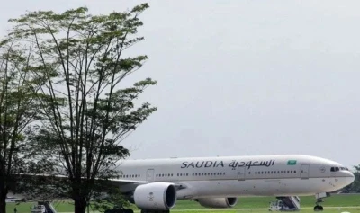 Lagi, Pesawat Saudi Airlines Lakukan Pendaratan Darurat di Bandara Kuala Namu - www.tajamnews.co.id
