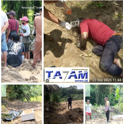 Kembali Polsek Tanah Jawa Evakuasi Penemuan Mayat Lansia di Perladangan Simalungun - www.tajamnews.co.id