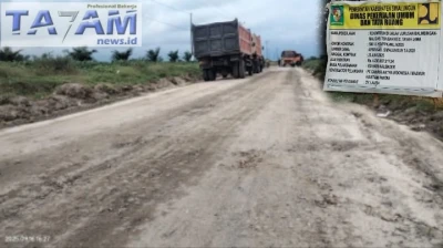 Asik Goreng Proyek : Oknum ASN PUPR Simalungun Diduga Mainkan Proyek, Rekanan Raup Fee Sewa Jasa. Bupati Lupa Janji - www.tajamnews.co.id
