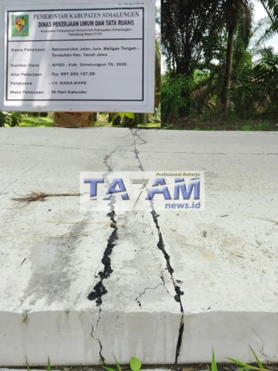 Dicundangi Rekanan : Proyek Miliar Di Maligas Tongah Dijadikan Sirkus, Diduga Atas Restu Dinas PUTR. - www.tajamnews.co.id