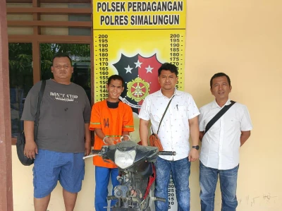 Unit Reskrim Polsek Perdagangan Berhasil Ungkap Kasus Curanmor, Pelaku Ditangkap Setelah Akui Perbuatannya - www.tajamnews.co.id