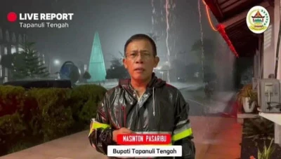 Bupati Masinton Ungkap Penyebab Banjir Tapteng - www.tajamnews.co.id