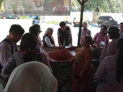 Jelang bulan Ramadan Unit Ekonomi Sat Reskriim Polres Simalungun Pantau dan awasi ketat harga Sembako. - www.tajamnews.co.id