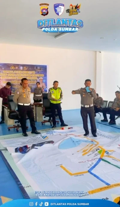 Ditlantas Polda Sumbar Siapkan Strategi Arus Mudik 2026 Lewat Tactical Floor Game - www.tajamnews.co.id