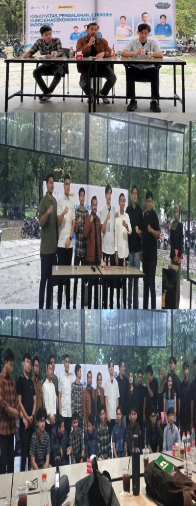 Amsal Christy Sitepu bersama Gekrafs Kampus USU Perkuat Kolaborasi Pelaku Kreatif Demi Indonesia Maju - www.tajamnews.co.id