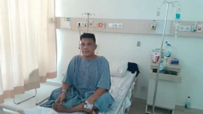 Ahmad Sahroni Bantu Biaya Operasi Korban Beg4l Brutal di Medan - www.tajamnews.co.id