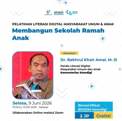 Dr. Bakhrul Khair Amal: Literasi Digital dan Sekolah Ramah Anak Menjadi Pilar Pendidikan Abad ke-21 - www.tajamnews.co.id