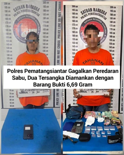 Satuan Reserse Narkoba Polres Pematangsiantar kembali menunjukkan komitmennya dalam memberantas peredaran narkotika di wilayah hukumnya. - www.tajamnews.co.id